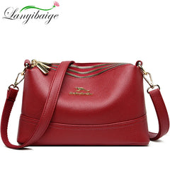 High Leather Crossbody Bag Famous Shoulder Messenger Bag