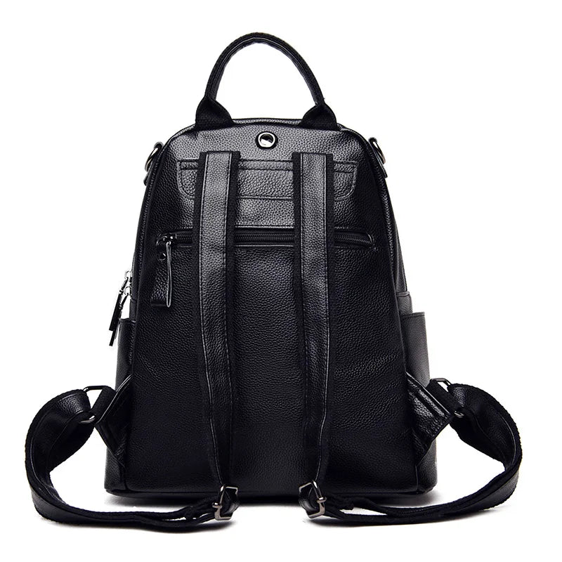 Fashionable Black Leather Crossbody Bag for Women