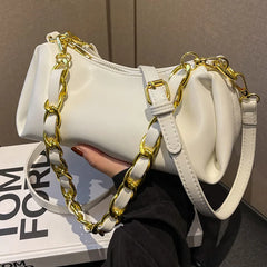 Women Shoulder Bags Chains Handbags PU Leather Messenger Bags