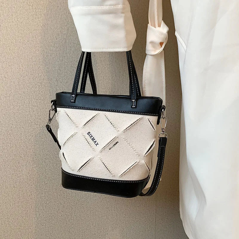 Letters Printed Crossbody Shoulder Bag for Women