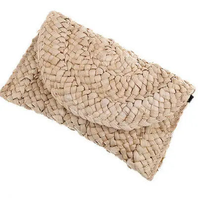Straw Shoulder Tote Messenger Knit Satchel Beach Bag
