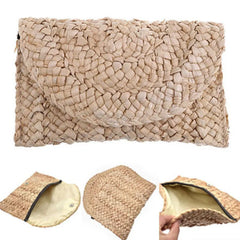 Straw Shoulder Tote Messenger Knit Satchel Beach Bag