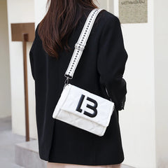 Women Flap Shoulder Bag Spain Nylon Tassle Crossbody Bags