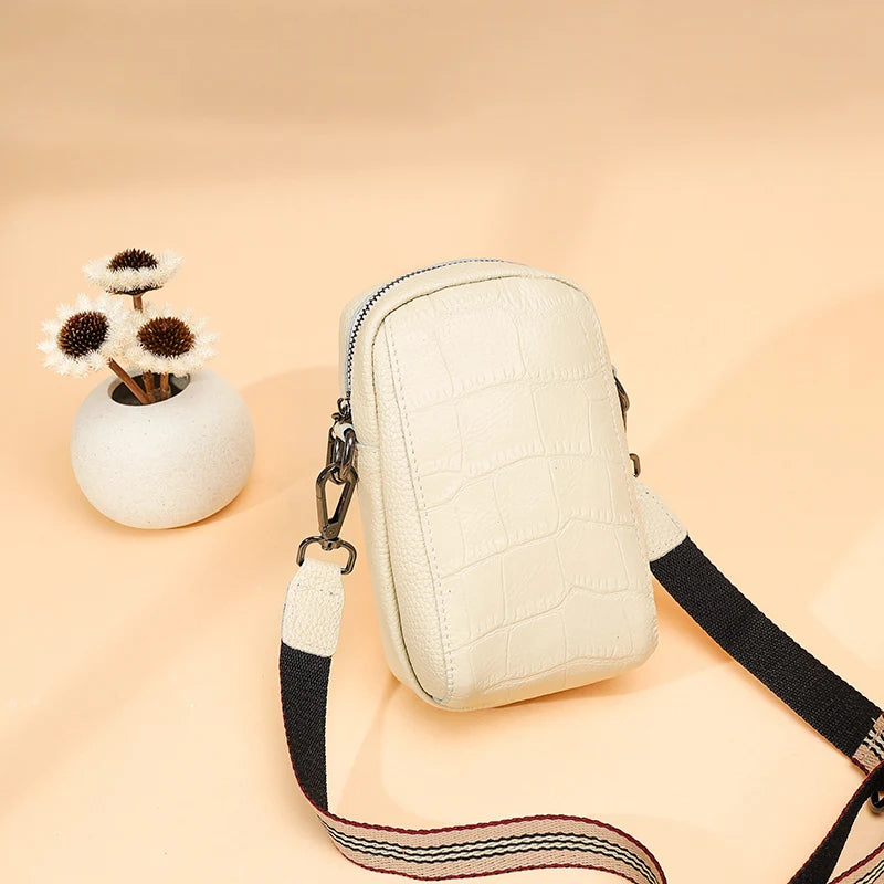 Mini Leather Shoulder Bag for Women