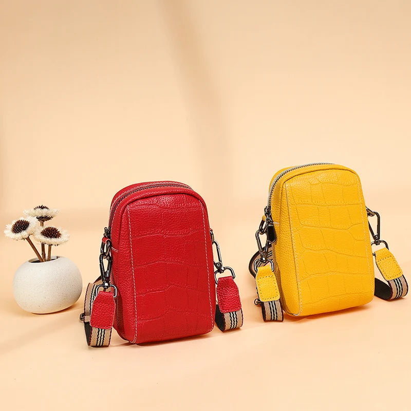 Mini Leather Shoulder Bag for Women