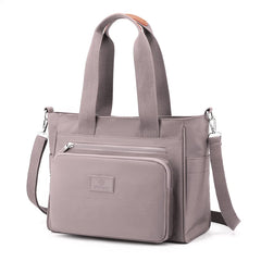 Waterproof Oxford Tote Shoulder Bag Large Capacity Top-handle Messenger Bag