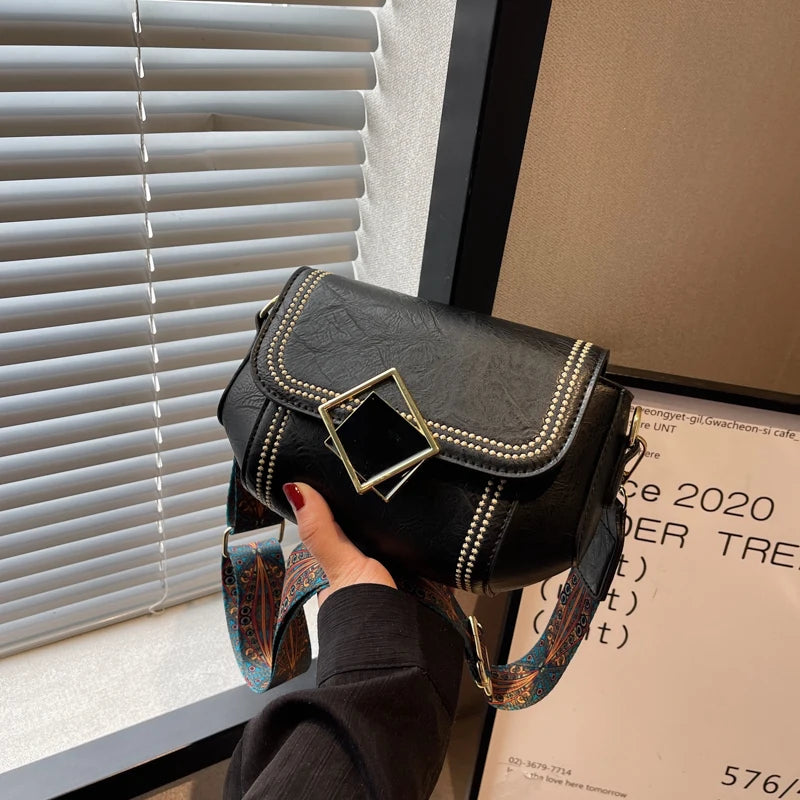 Vintage Pu Leather Shoulder Crossbody Bags for Women