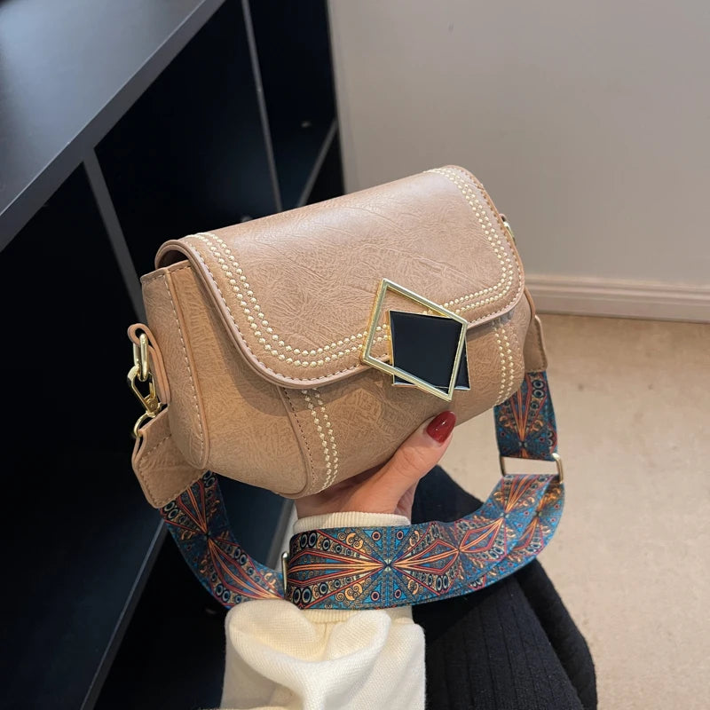 Vintage Pu Leather Shoulder Crossbody Bags for Women