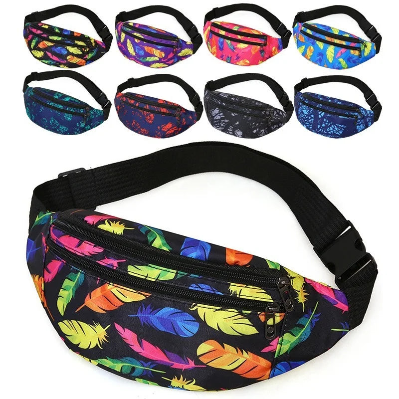 Holographic Waist Bag Crossbody Chest Phone Purse Multifunction Belt Bum