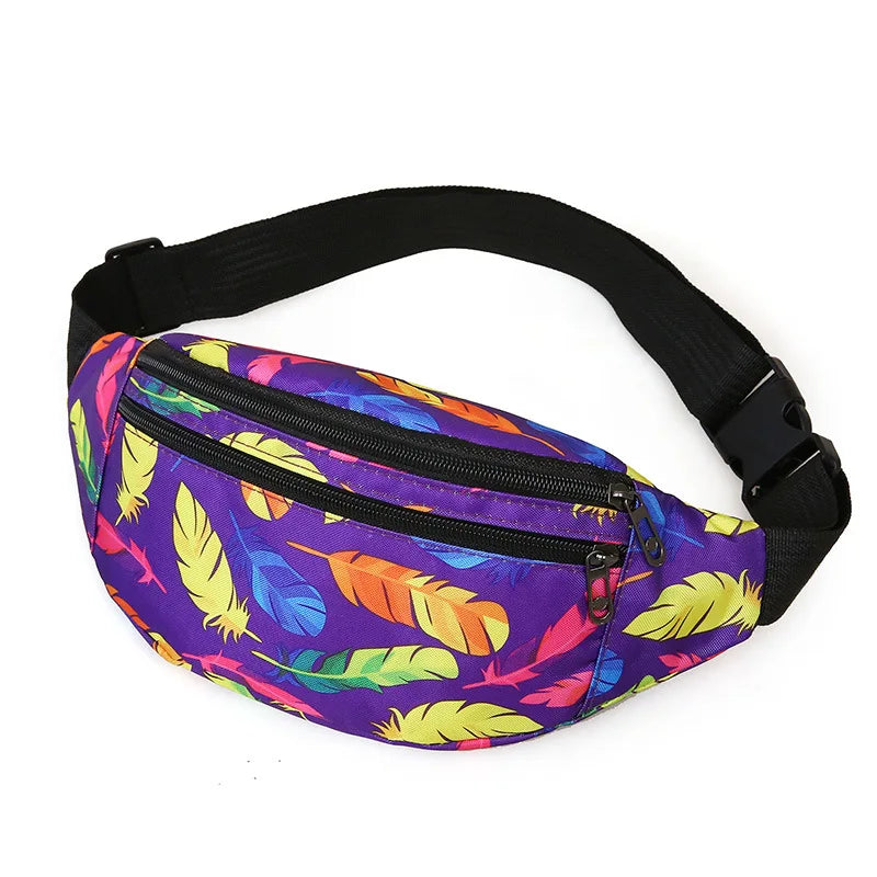 Holographic Waist Bag Crossbody Chest Phone Purse Multifunction Belt Bum