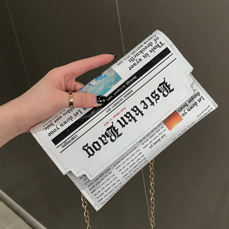 Women Joker Messenger Bag Chain Shoulder Bag