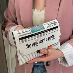 Women Joker Messenger Bag Chain Shoulder Bag
