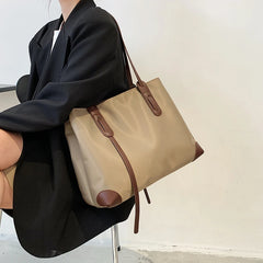 Women Oxford Handbag Large Capacity Shoulder Bag
