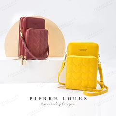 Women Phone Shoulder Bag High Female Crossbody Bags Love PU Leather Handbag