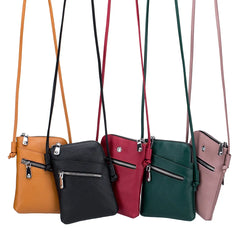 Women Leather Crossbody Bag Large Capacity Hand Bag