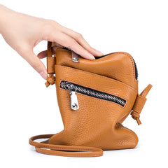 Women Leather Crossbody Bag Large Capacity Hand Bag