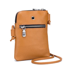 Women Leather Crossbody Bag Large Capacity Hand Bag