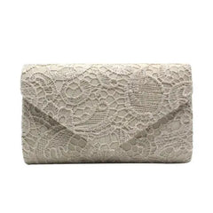 Women Wallet Floral Lace Envelope Clutch Wedding Evening Handbag Purses