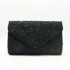Women Wallet Floral Lace Envelope Clutch Wedding Evening Handbag Purses