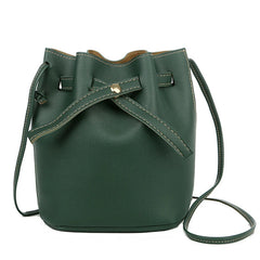 Women's Bucket Shoulder Bag Solid Color Spring Summer