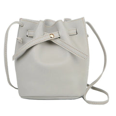 Women's Bucket Shoulder Bag Solid Color Spring Summer