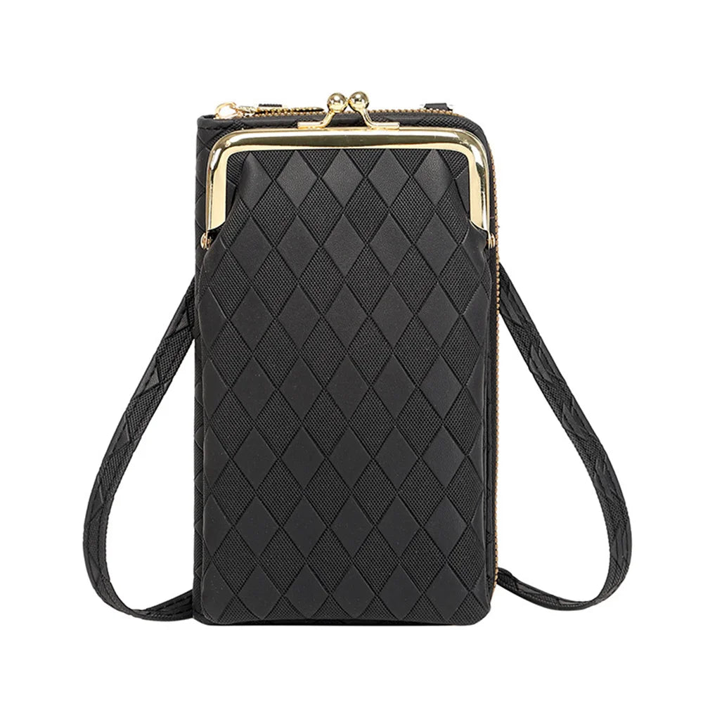 Women's Leather Wallet Crossbody Handbag