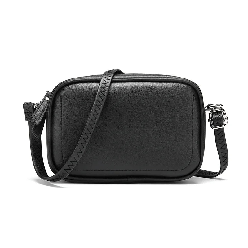 Leather Messenger Bag Crossbody Handbag Women Shoulder Sac A Main