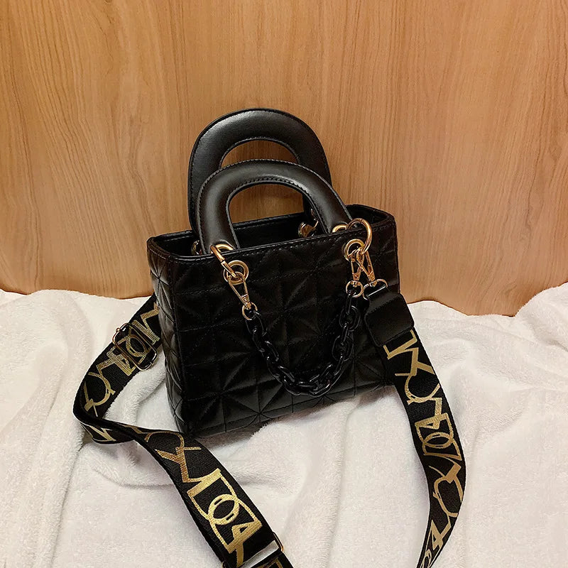 Small Square Cross Bag PU Leather Light Bags for Women
