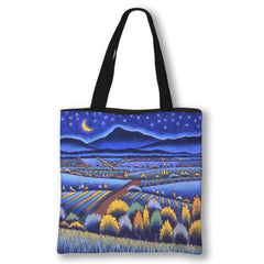 Women's Canvas Handbags High Female Tree Printing Shoulder Bags Casual Totes Bol