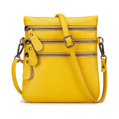 Women's Soft Leather Shoulder Bags Multifunctional Handbag