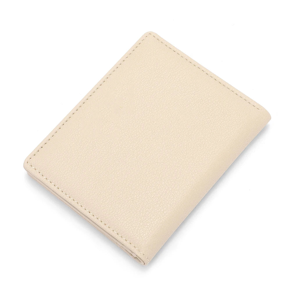 Women's Thin Wallet Clutch Bags Craftsmanship Buckle Pocket Men Bag