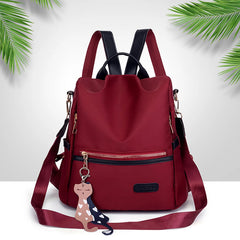 Women's Travel Waterproof Backpack Laptop Bag 18x14x8