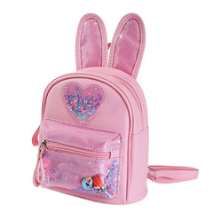 Sequin Rabbit Mini Backpack for Kids, Girls Kindergarten Bag