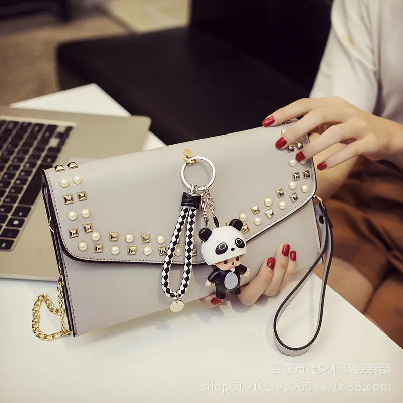 Women's Crossbody Chain Clutch Bag for Valentine's Day