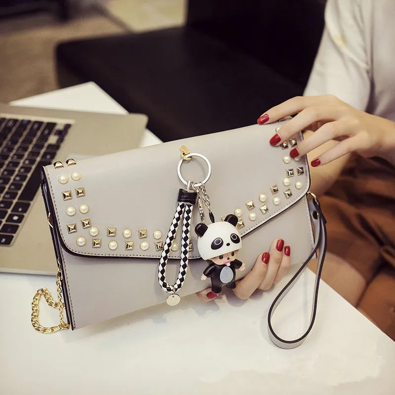 Women's Crossbody Chain Clutch Bag for Valentine's Day