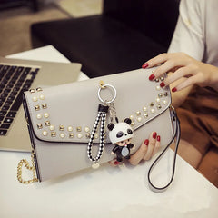 Women's Crossbody Chain Clutch Bag for Valentine's Day