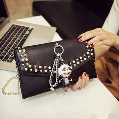 Women's Crossbody Chain Clutch Bag for Valentine's Day