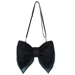 Japanese Bow Knot Canvas Handbag Purse