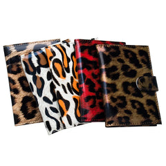 Leopard Leather Passport Holder Waterproof Unisex