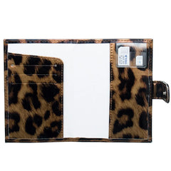 Leopard Leather Passport Holder Waterproof Unisex