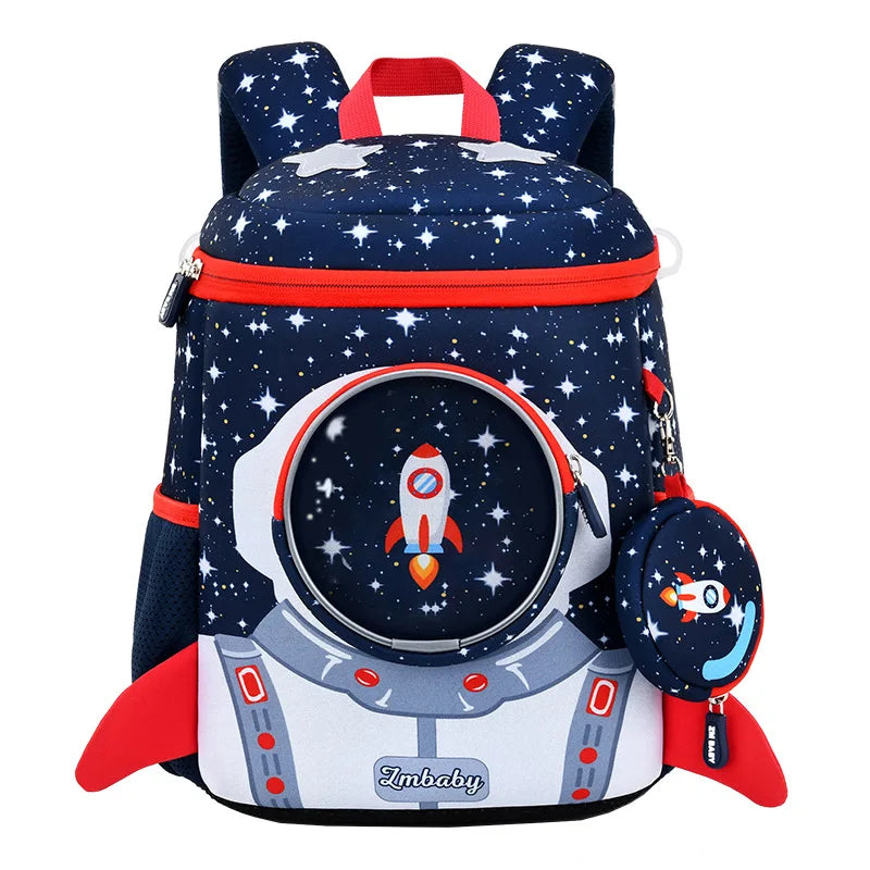 Kindergarten Cartoon Schoolbag for Boys and Girls
