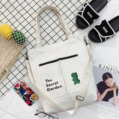 Ladies Canvas Shoulder Bag Versatile Messenger Bag