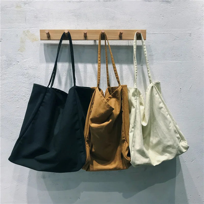 Canvas Tote Bag Large Capacity Women's Shoulder Bag