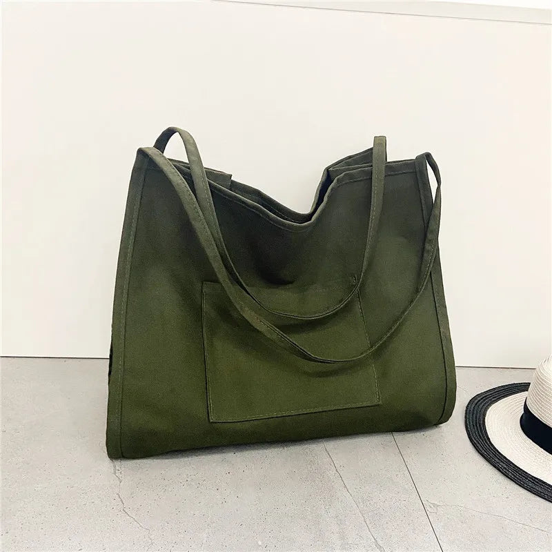 Canvas Tote Bag Large Capacity Women's Shoulder Bag