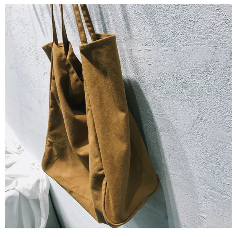 Canvas Tote Bag Large Capacity Women's Shoulder Bag