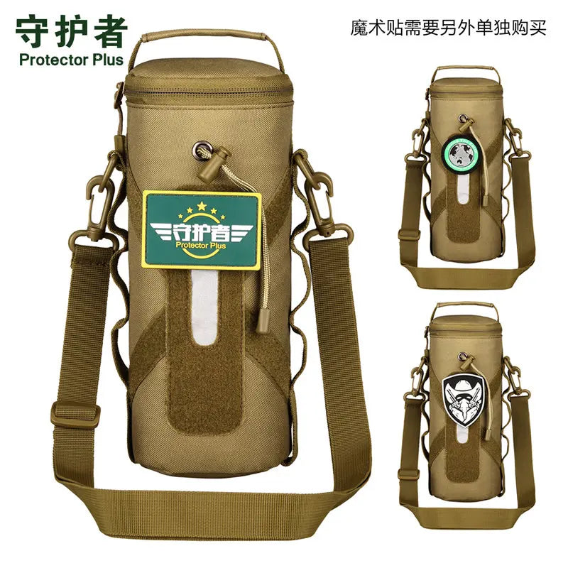 1000ml Tactical Molle Water Bottle Bag Camo Army Travel Camping Kettle Pouch