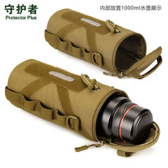 1000ml Tactical Molle Water Bottle Bag Camo Army Travel Camping Kettle Pouch