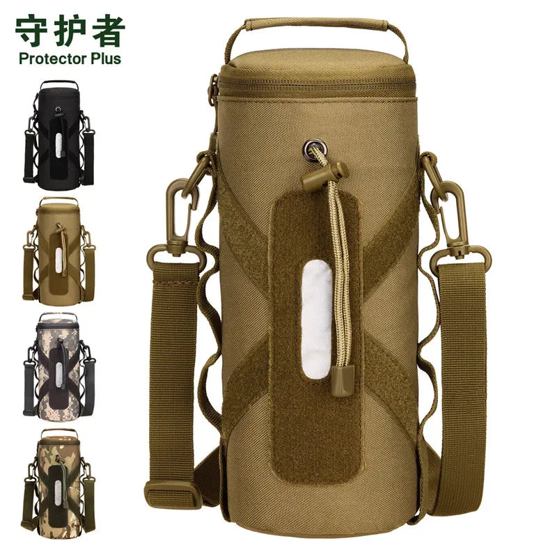 1000ml Tactical Molle Water Bottle Bag Camo Army Travel Camping Kettle Pouch