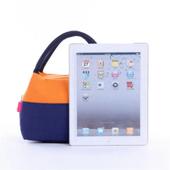 Thick Canvas Lunch Bag Portable Picnic Meal Bag Ice Bag