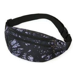 Men Holographic Waist Bag Sport Fanny Pack Crossbody Chest Bag